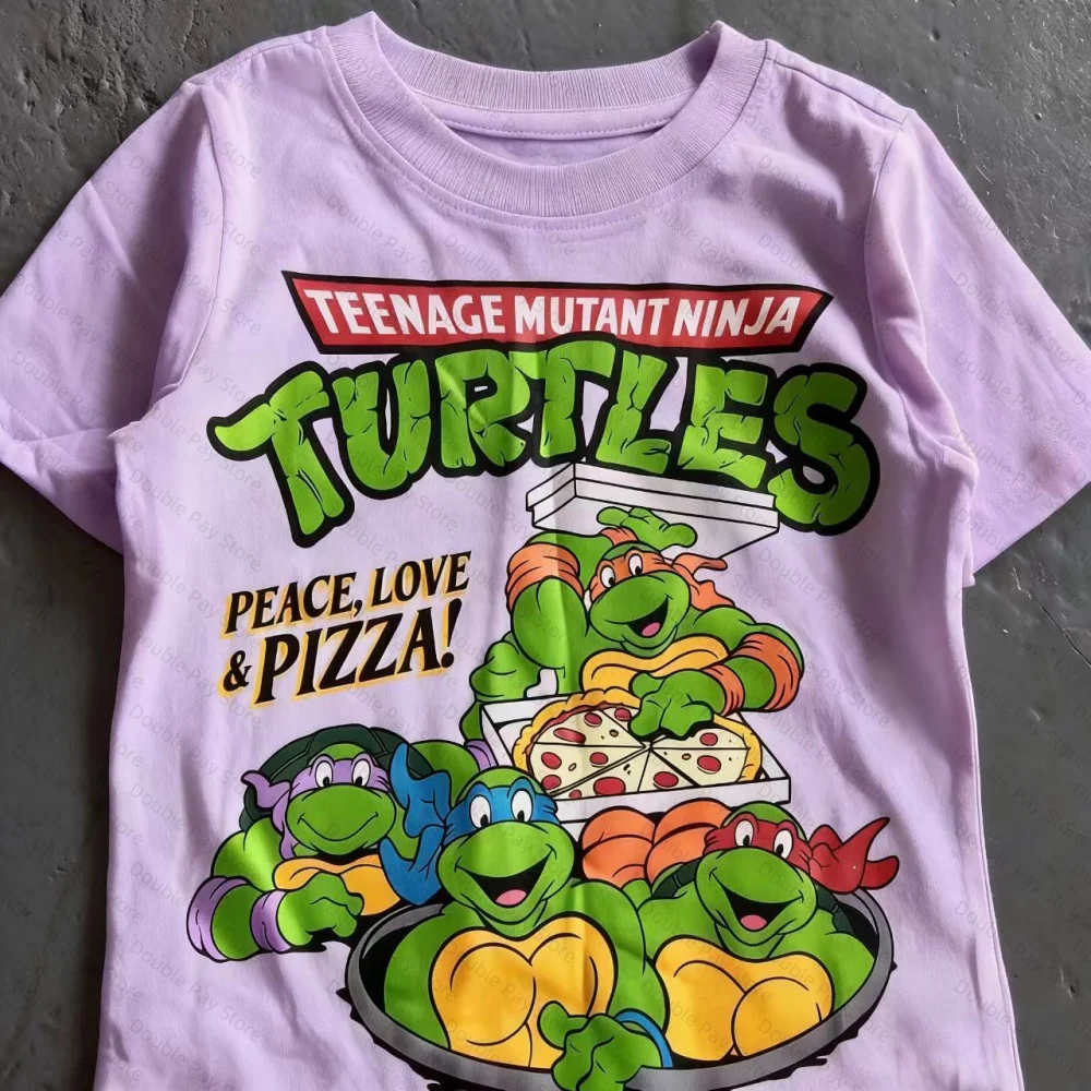 Bestseller Teenage Mutant Ninja Turtles T-Shirt for Children Aged Cute Cartoon Tops Kids Tshirt Men's Shirts Woman t-shirts view 4