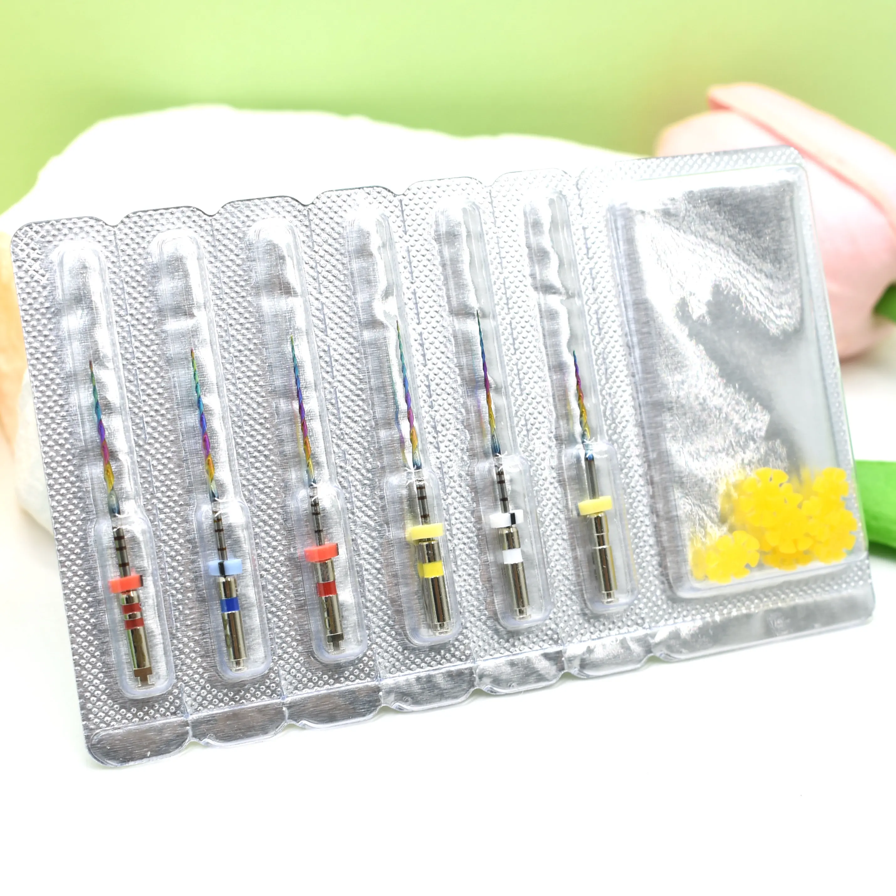 Dental Rotary Rainbow Files Zubehör für die thermische Aktivierung Super files endodon tic für Wurzelkanal dateien Reinigung Zahnarzt verwenden