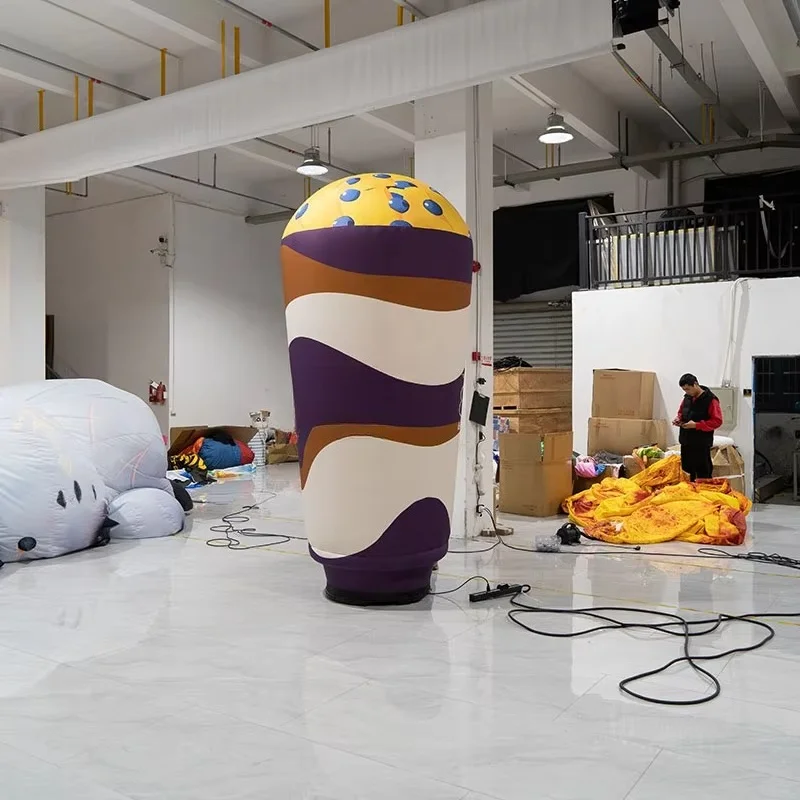 Customizable advertising inflatable lights in the form of coffee cups