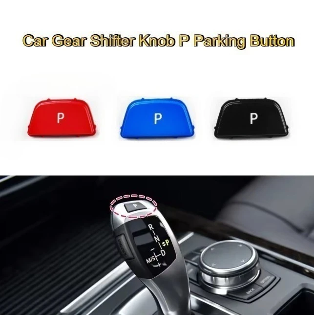 Black/Red/Blue Sports Shift Knob with Parking Button for BMW F01 F02 F06 F10 F11 F12 F15 F16 F20 F22 F25 F26 F30 F32 F33 F36