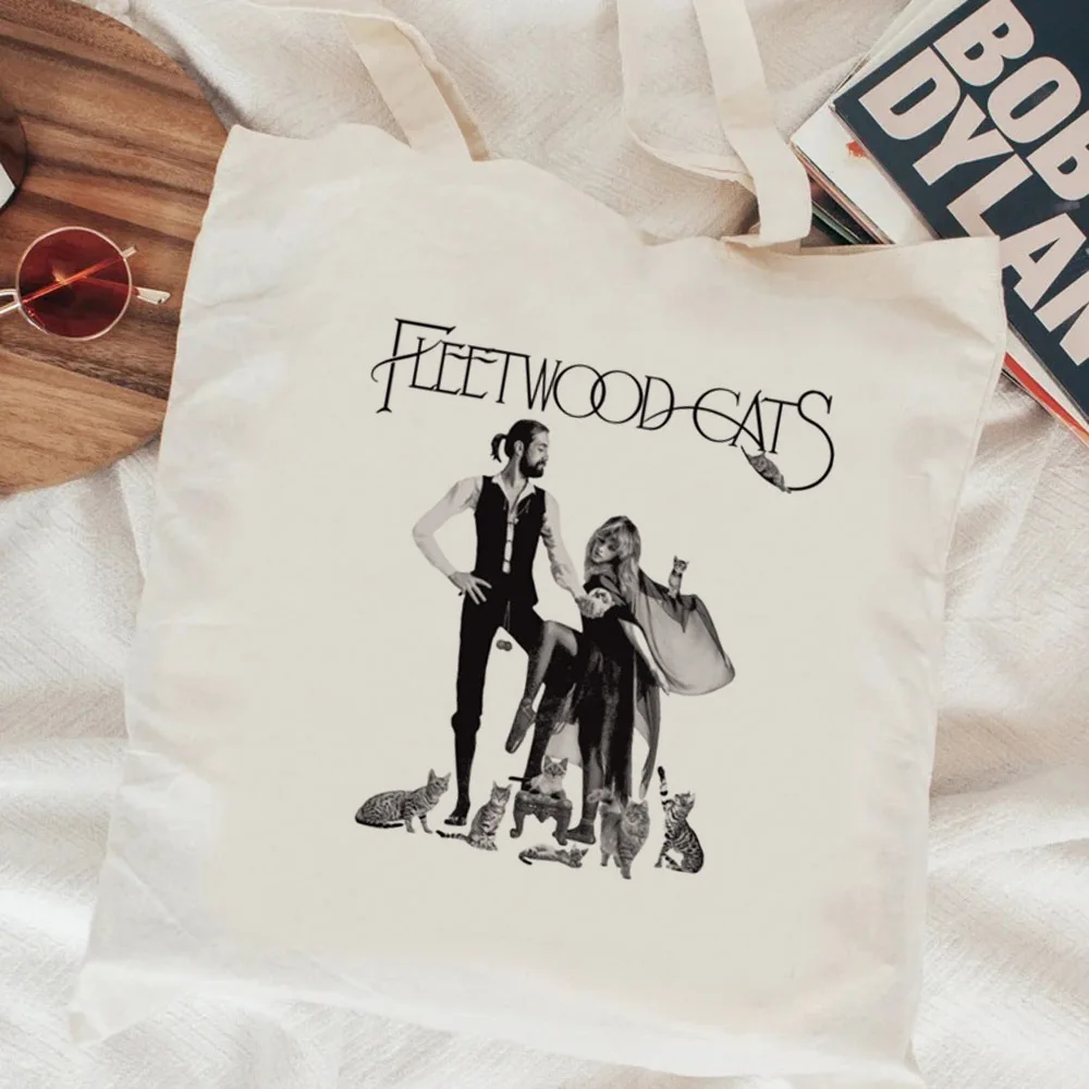 

Сумка для покупок Rumours Fleetwood Mac, хлопковая сумка для покупок, многоразовая сумка bolsas, многоразовая тканевая сумка, cabas sacolas