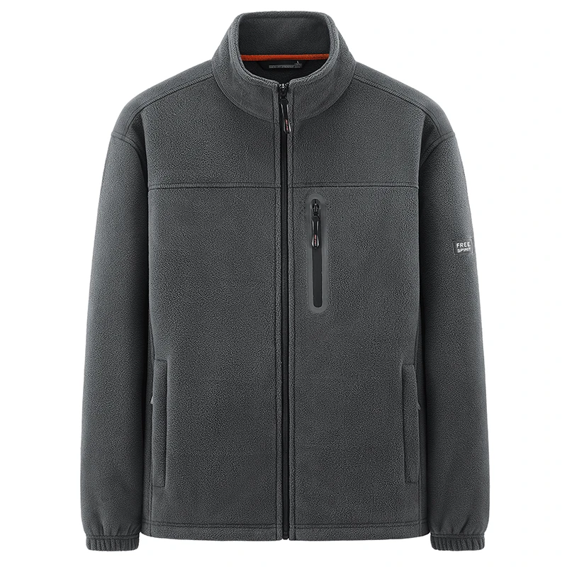 Chaquetas de lana Polar Softshell de invierno para hombre, Parkas tácticas militares con cremallera completa para exteriores, senderismo de montaña,