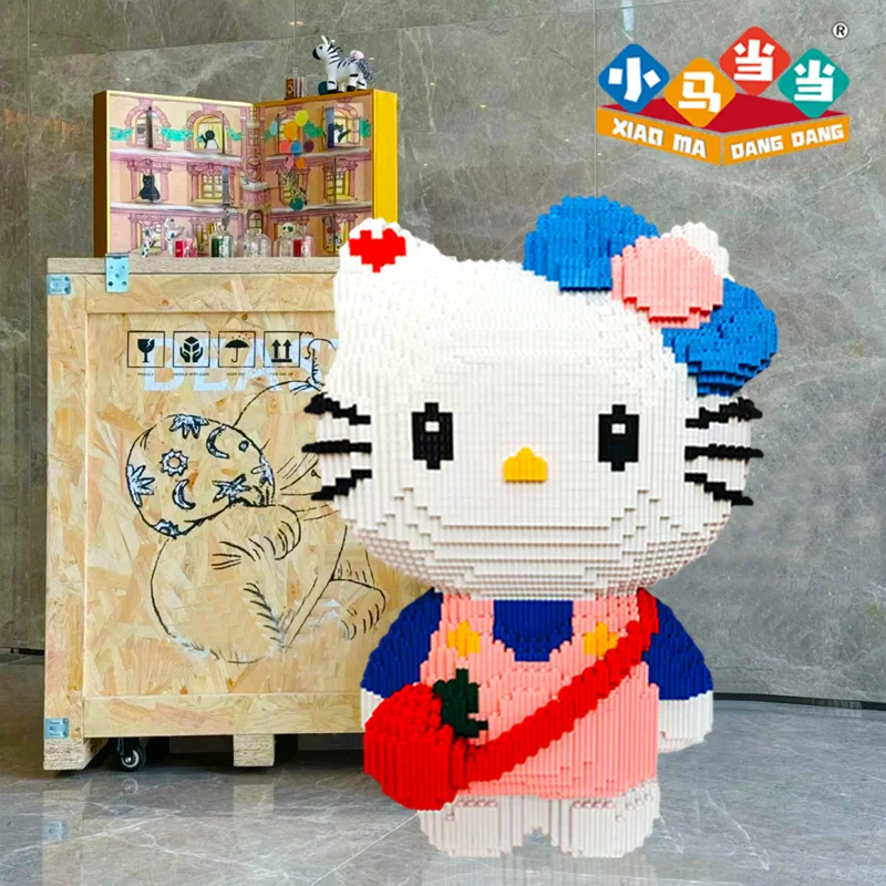 Giant Wealthy Cat Ornament, Building Block Assembly Toy Compatible with LEGO, Birthday Gift, Decor for Entrance Hall & Office - view 6
