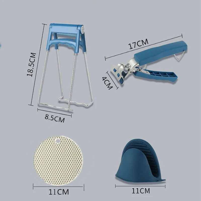 BONIETOP مكافحة السمط لوحة لقط لوحة أدوات المطبخ طبق المشبك العزل الحراري وسادة قفازات المضادة للانزلاق رفع لوحة #6