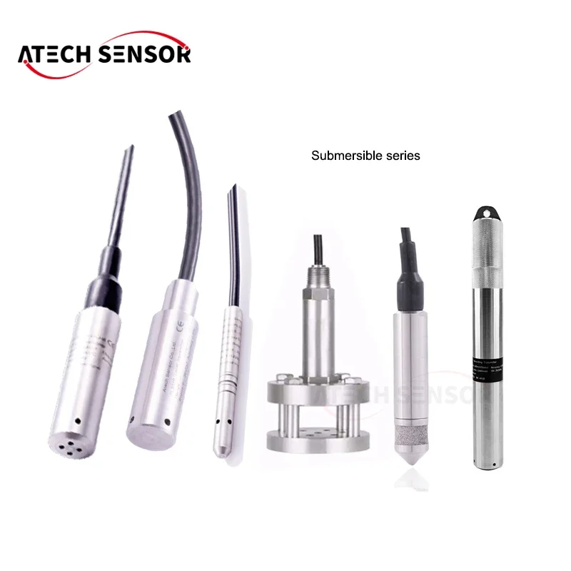 water level sensor probe Atech well probe sensor 12v ground water level sensor submersible for deep well