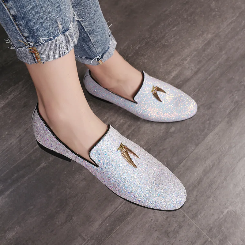 

Luxry Men Loafers Shoes Slip On Moccasins Plus Size 38-48 Flats Casual Shoes Man Party dress wedding Shoes