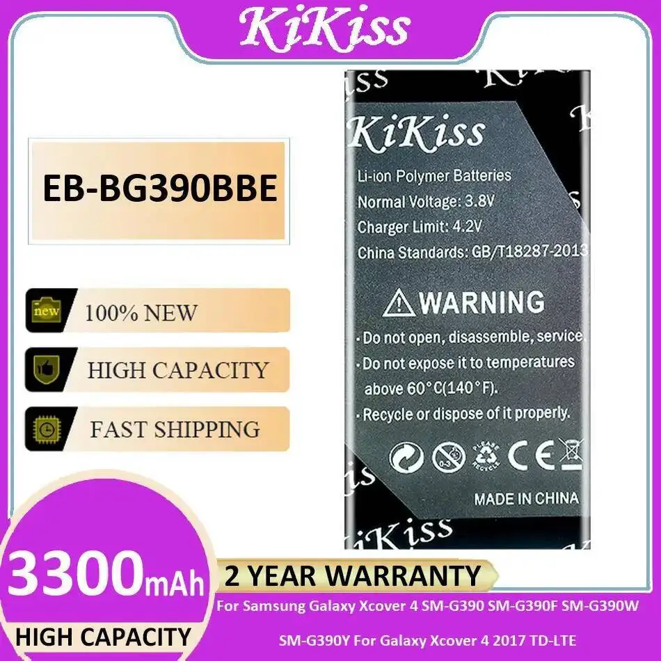 

Аккумулятор EB-BG390BBE 3300 мАч для Samsung Galaxy Xcover 4 SM-G390 SM-G390F SM-G390W SM-G390Y 2017 TD-Lte