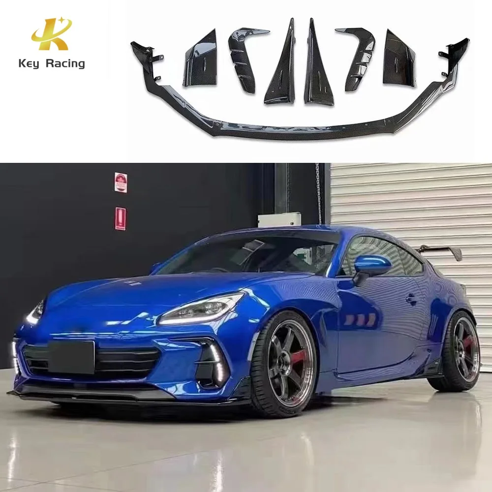 

Улучшенный боди BRZ GR86 в стиле НТИ для Toyota GR86 Subaru BRZ, Передние боковые юбки, угол обмотки заднего бампера