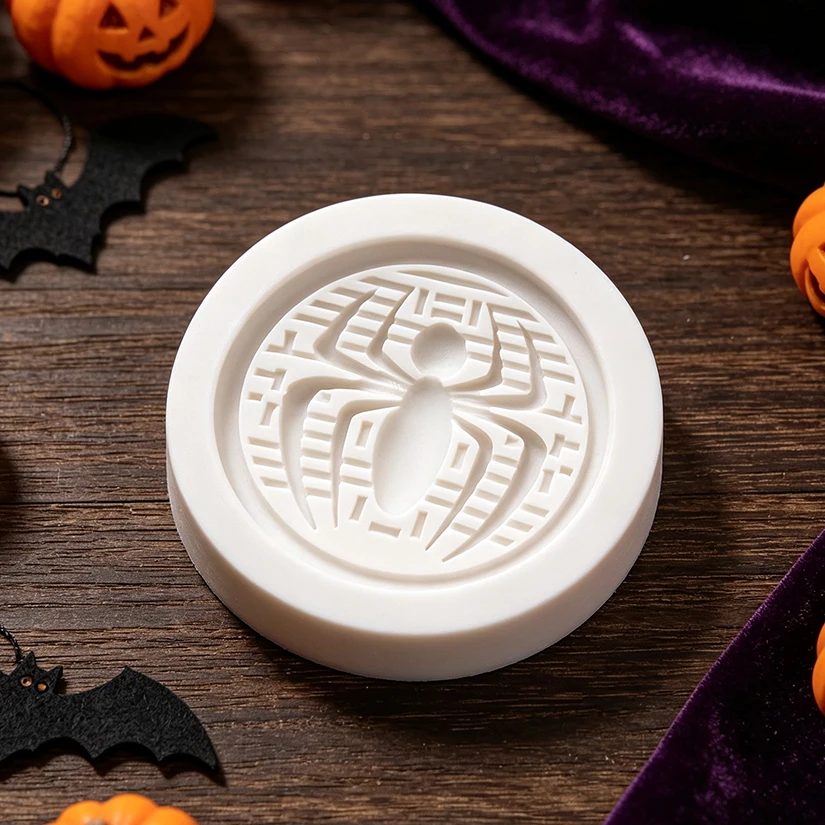 Halloween-Spinnennetz-Silikonform für Zuckerguss, Schokolade, Cupcakes, Backform, Fondant, Kuchendekorationswerkzeuge – Detail 8