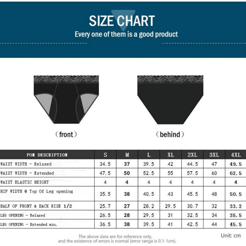 S-4XL مثير الدانتيل المرأة الحيض ملخصات مضاد للجراثيم مانعة للتسرب فترة سراويل 4-Layers مانعة للتسرب الفسيولوجية سيدة الكلسون