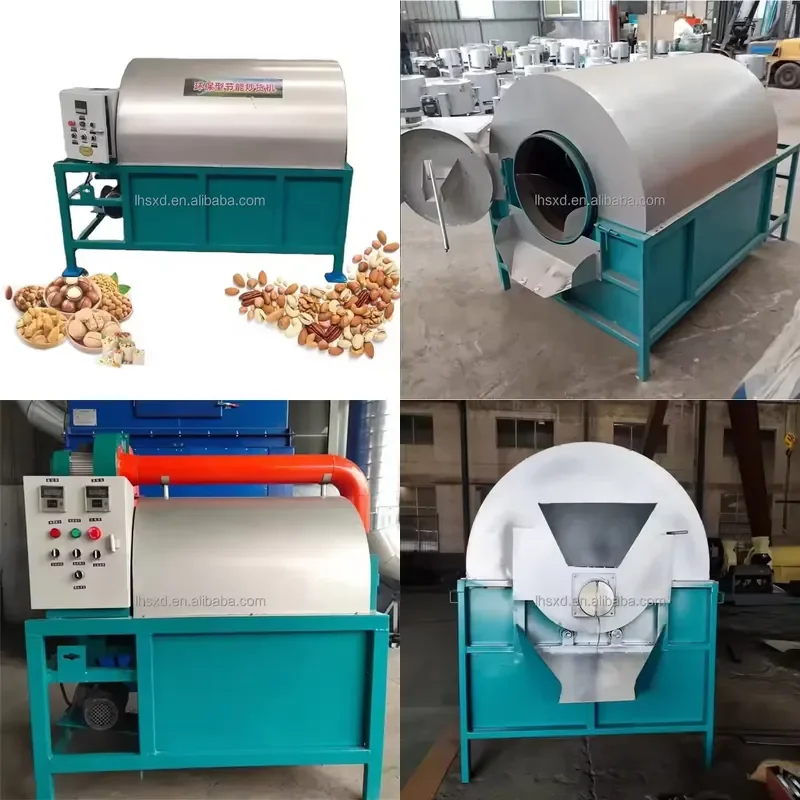 

2026 Industrial Roaster Machine Grin Corn Peanut Roaster Machine Seeds Nuts Wheat Corn Roaster Peanut Roasting Machine