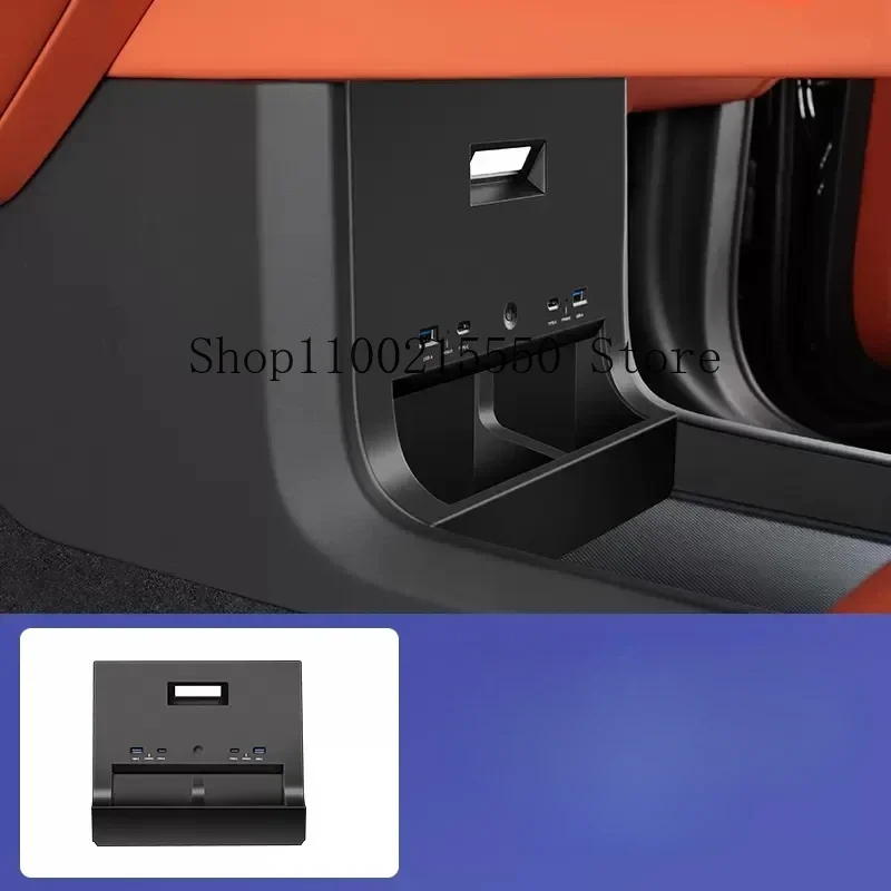 

For Li Lixiang L8 L9 2022 2023 Car Styling Quick Charging Case Central Control Storage USB Mobile Phone Charger Auto Accessories