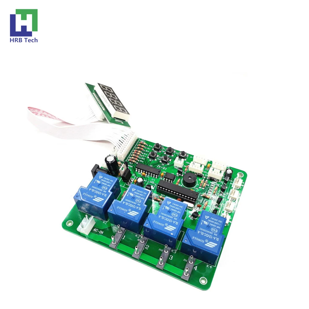 1pcs 4-channel countdown time control board supports control of 1 to 4 devices for vending machine washing machine massage chair