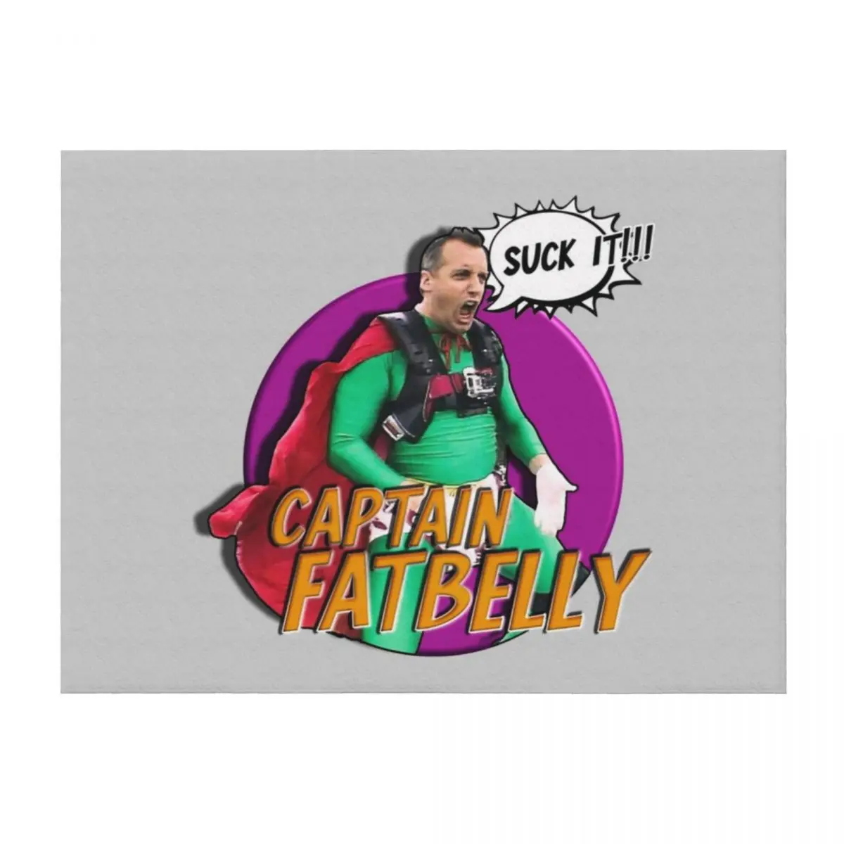 

Impractical Jokers Captain Fatbelly Joe Gatto Throw Blanket Camping Decoratives Blankets For Sofas Blankets For Bed Blankets