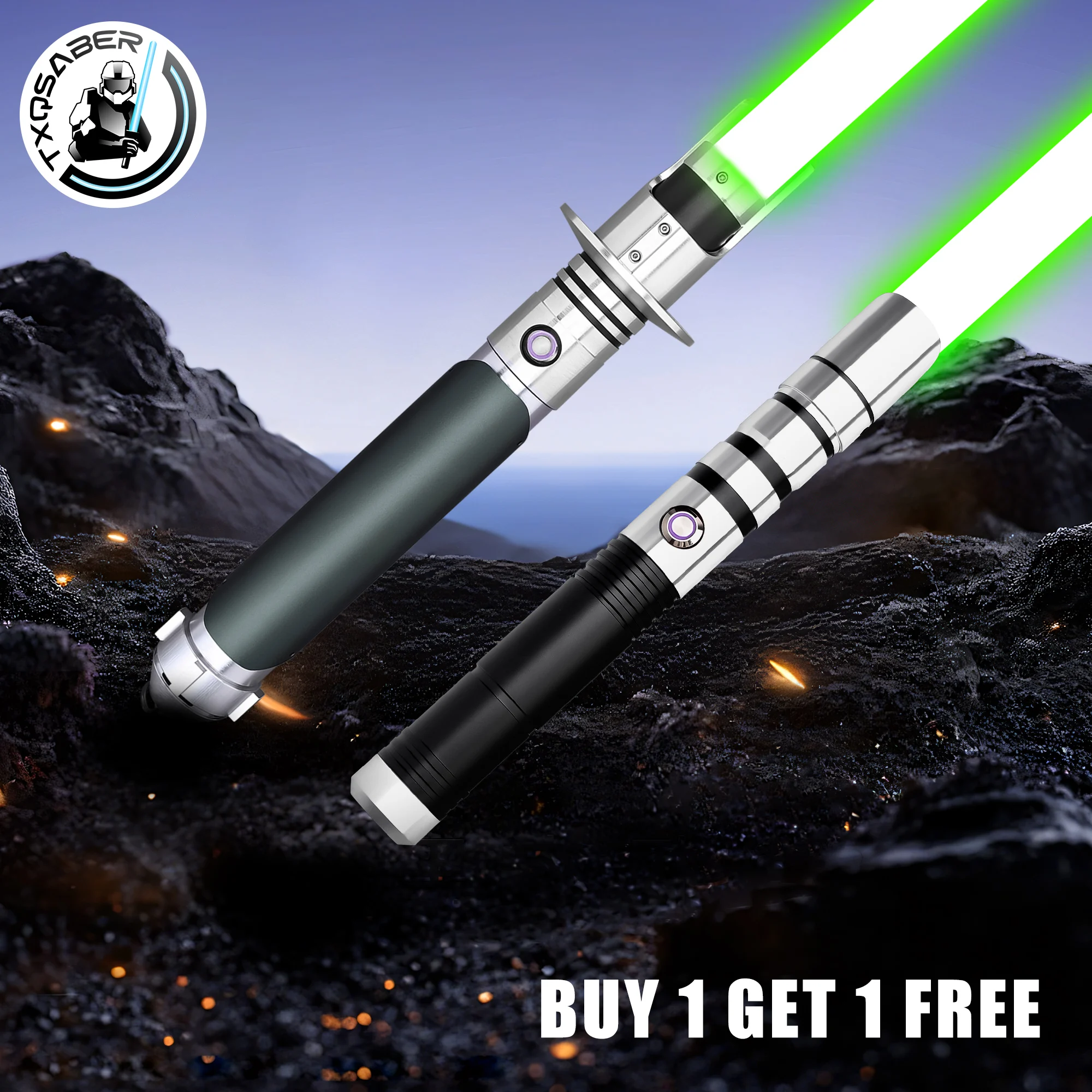 

TXQSABER Kenan SE Luminous Toy 12 Colors Smooth Swing Combat Gift JEDI Sword Metal Force Glow Proffie Gesture Contro