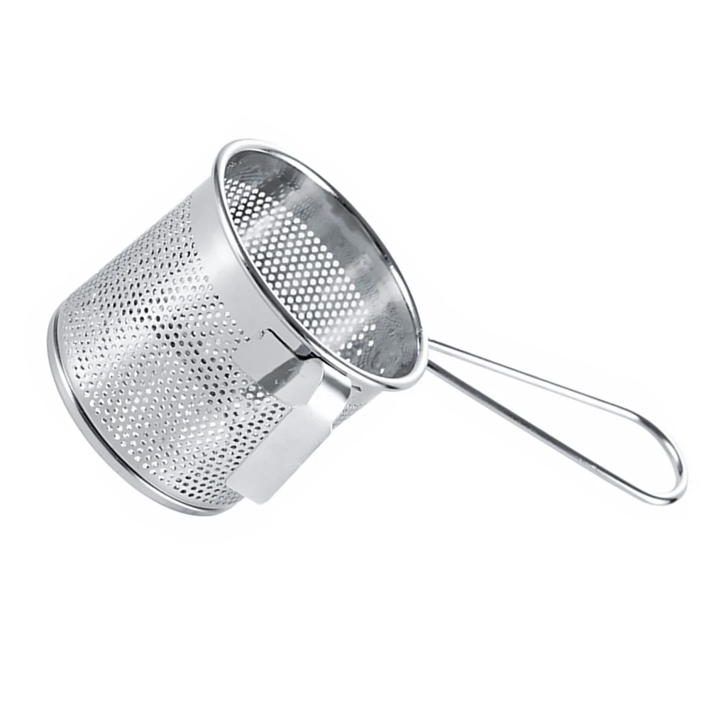 

Stainless Steel Hot Pot Strainer Spoon 7CM Height Mesh Colander Easy Clean Kitchen Tool Hanging Design Practical