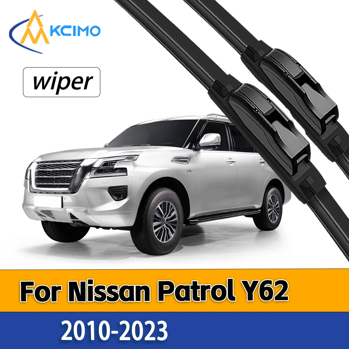 

Car Front Window Wiper Blades For Nissan Patrol Y62 Armada 2010-2023 Long Life Rubber Wipers