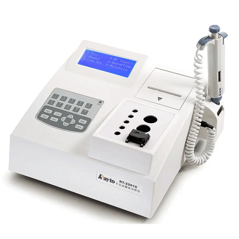 Rayto RT-2201C Potable  Coagulation Analyzer Price Semi Auto Single Channel Coagulation Analyzer with Internal Printer