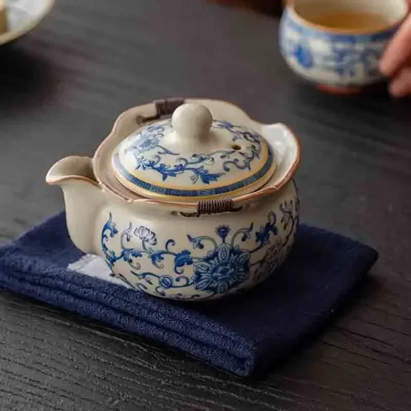 

Accessories Japanese Tea Set Ceramic Maker Kitchen Tableware Tools Luxury Infuser Tea Set Porcelain Te Matcha Kit Home Products