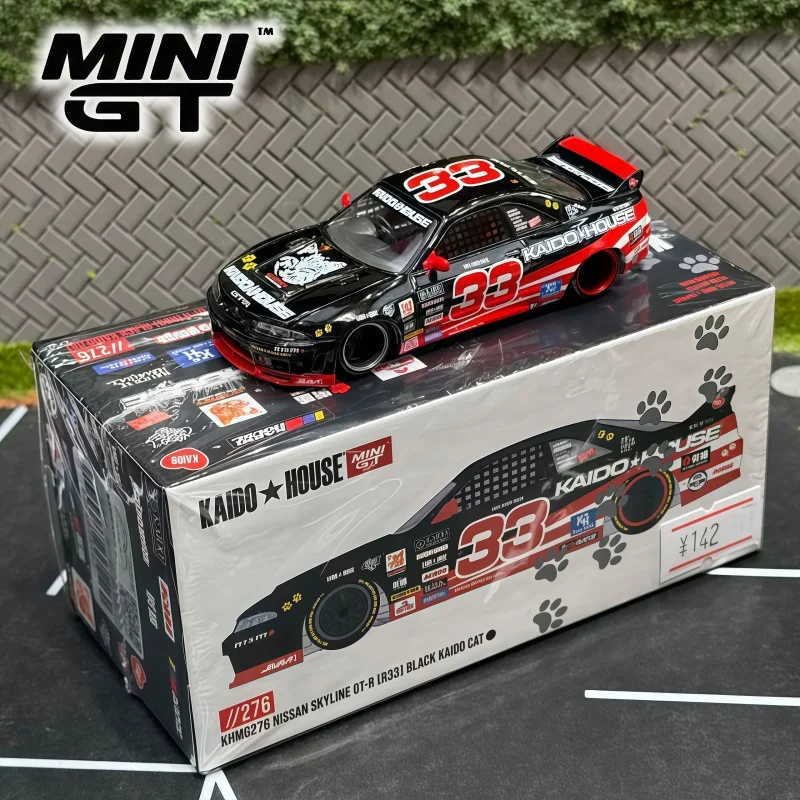 New Kaido House& Minigt Khmg March 2026 Preorder Gtr R33 Khmg276-Ch 1/64 Alloy Car Collect Diecast Model Classic Racing For Fans