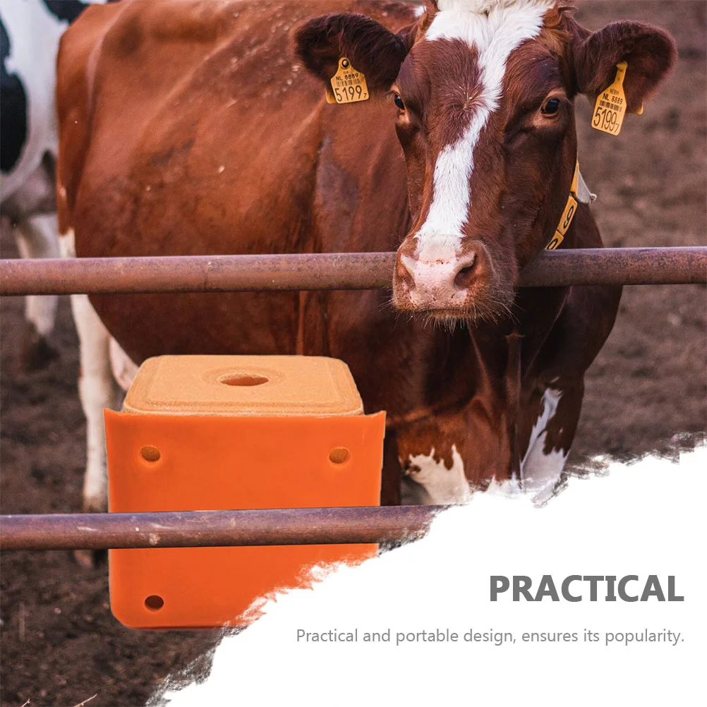 2 Pcs Tray Thickened Livestock Feeder Salt Lick Holder Cattle Brick Container Sheep Mineral Food Trays
