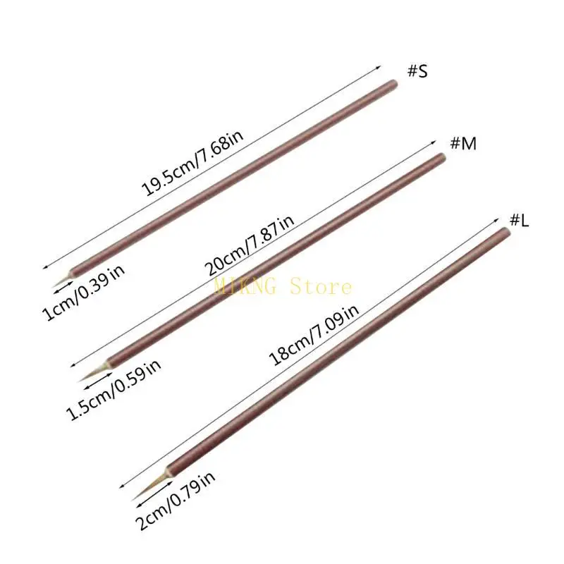 Schreiben von Pinselhaken Line Sorgfältiger Stift für Studenten und Anfängerpakete mit 3 besten Verkauf