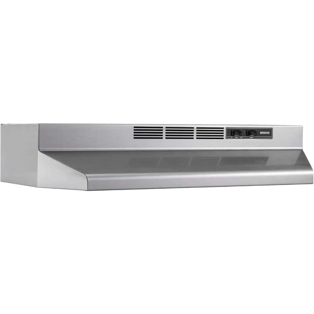 

4130SF Fingerprint Resistant Ductless Under-Cabinet Range Hood, 30-Inch, Stainless Finish with Print Guard