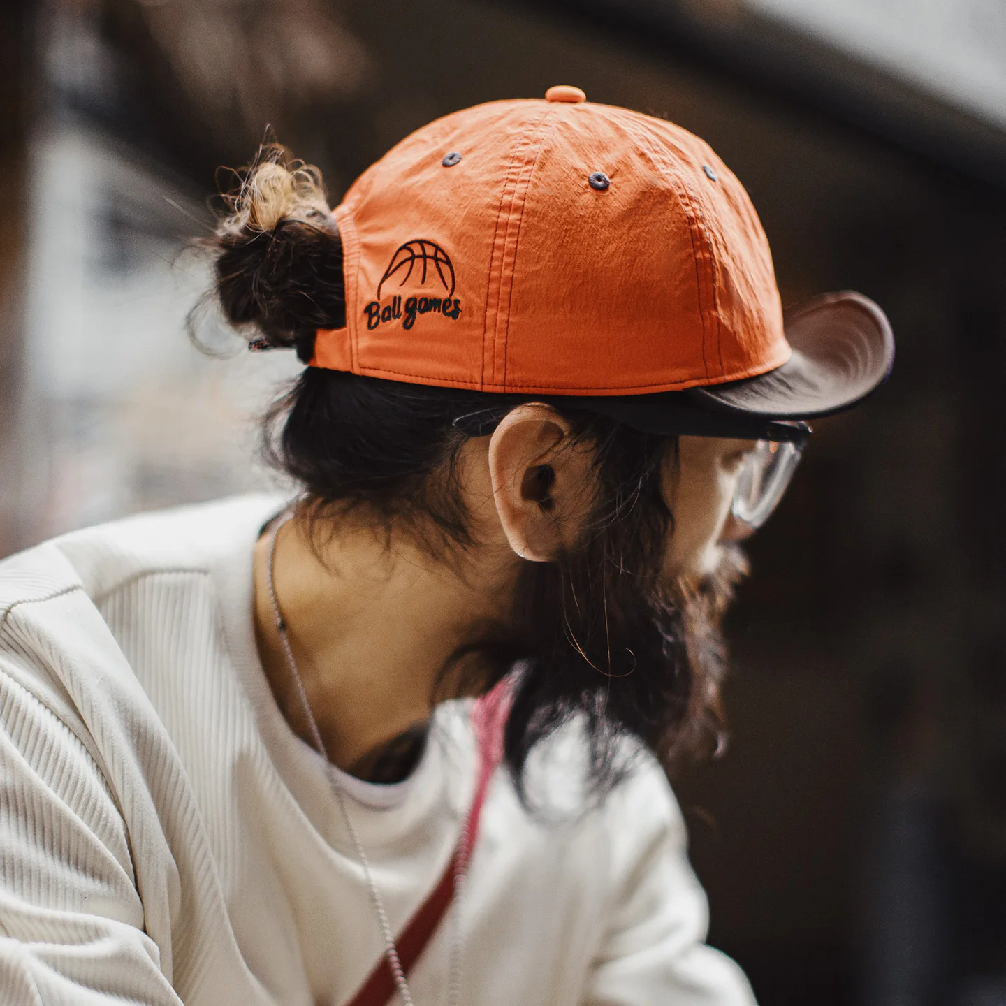 Gorra de Béisbol Vintage Bordada para Hombre Maden, Transpirable, de Ala Corta, con Contraste de Color, Ajustable con Cierre a Presión, para Viajes Diarios