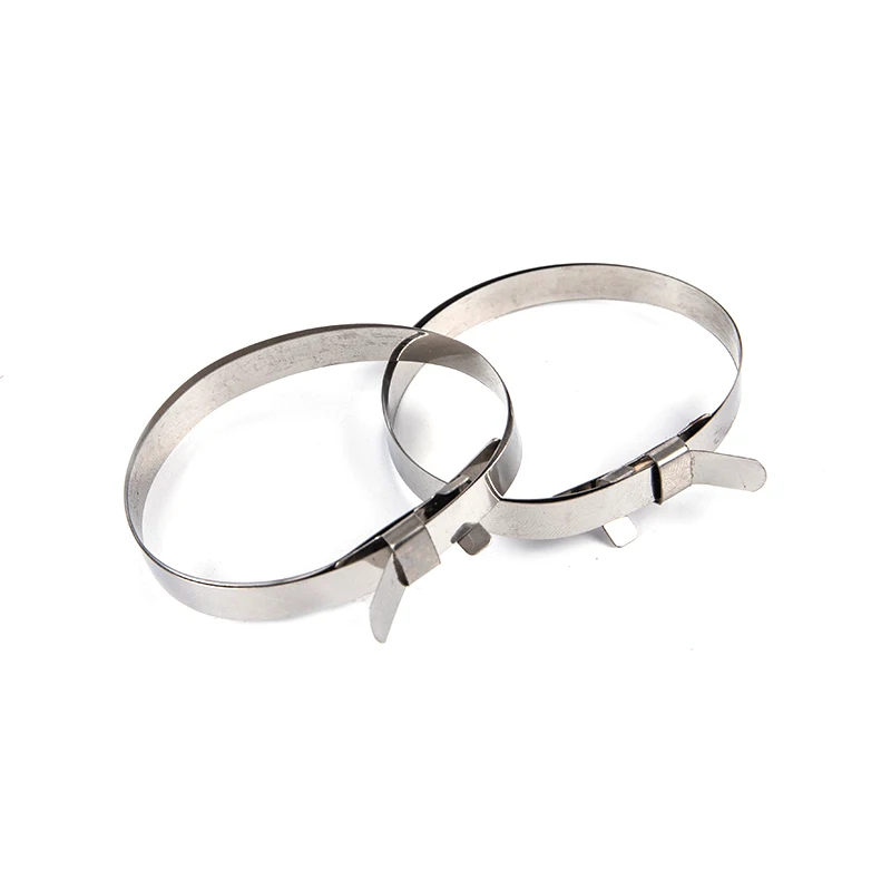 4 قطعة/الحزمة المحور CV المشتركة التمهيد كليب عدة الفولاذ المقاوم للصدأ رباط للكابل عمود الإدارة الاحتفاظ كليب السيارات تجعيد النطاقات التمهيد المشبك #6