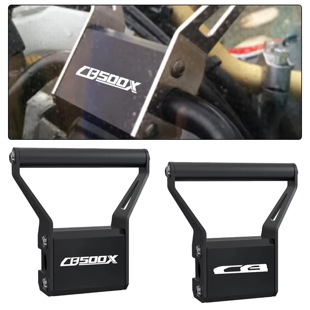 2025 2026 12MM Stand Holder Supporter Phone GPS Navigation Plate Mounting Bracket For Honda CB500X CB 500X 500 X 2019-2023 2024