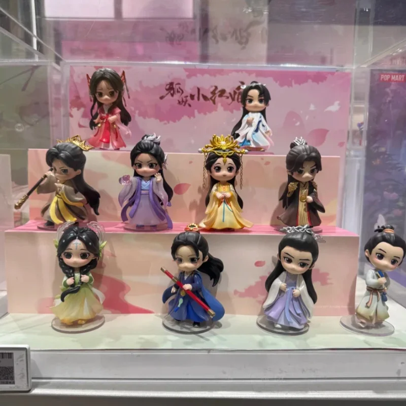

Popmart Bubble Mart Fox Demon Little Red Lady ежемесячная серия Red Chapter слепая коробка аниме аксессуары ручной работы подарки