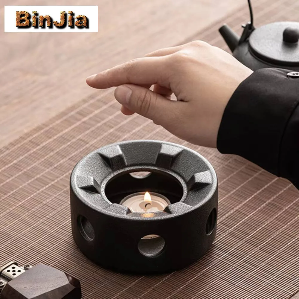 

Японский ручной роспись горный чайник, держатель для подогрева, необработанная керамическая свеча ручной работы, чайная плита, подставка для чайника, набор принадлежностей, подарок