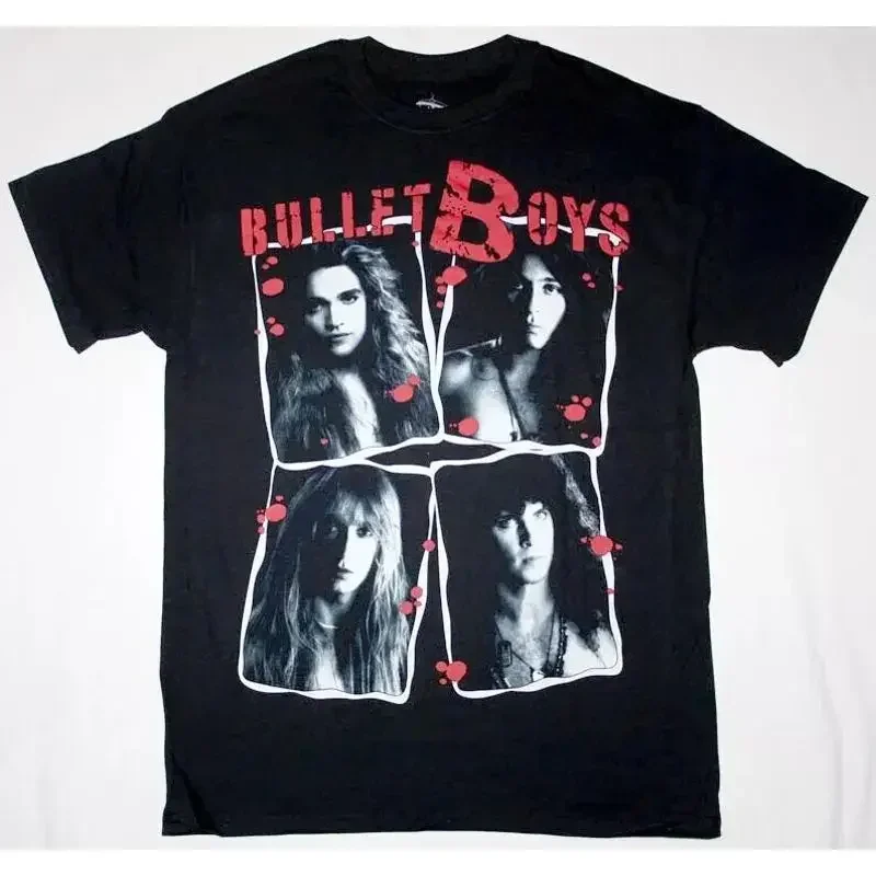 Inspiriertes BulletBoys Vintage T-Shirt, Geschenk für Fans, Schwarz, alle Größen