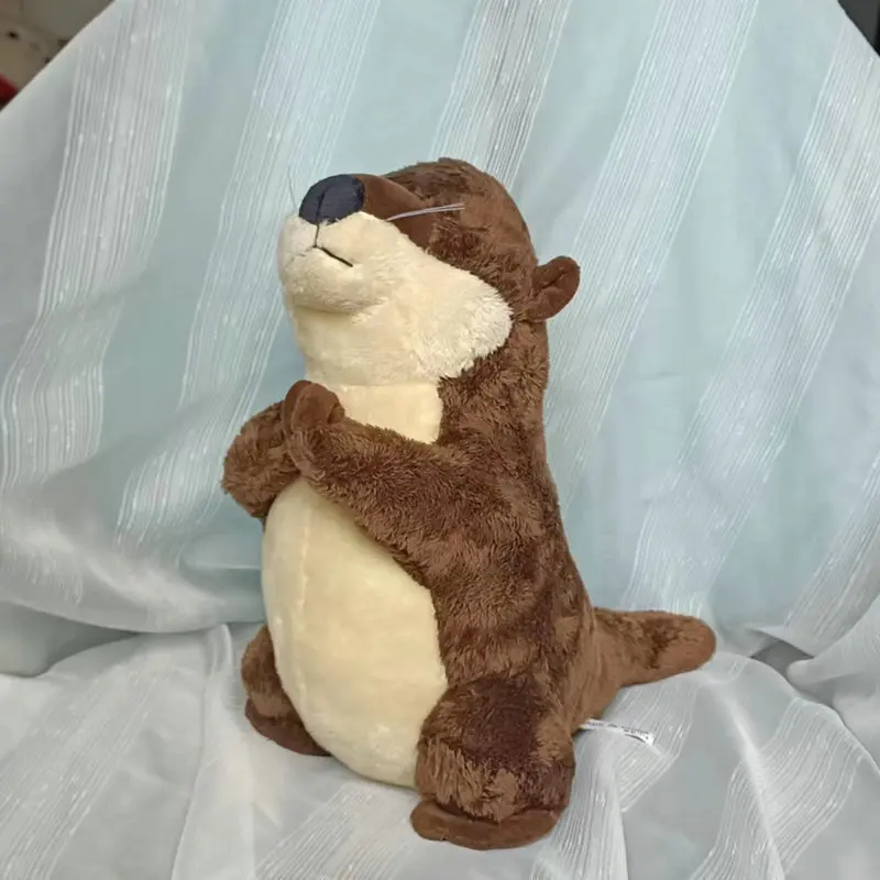 Reallife Lontra Peluche Realistico Farcito Animale Selvatico Carino Morbido Bambola Belle Lontre Giocattoli Decorazione Della Camera di Alta Qualità Regalo Per I Bambini