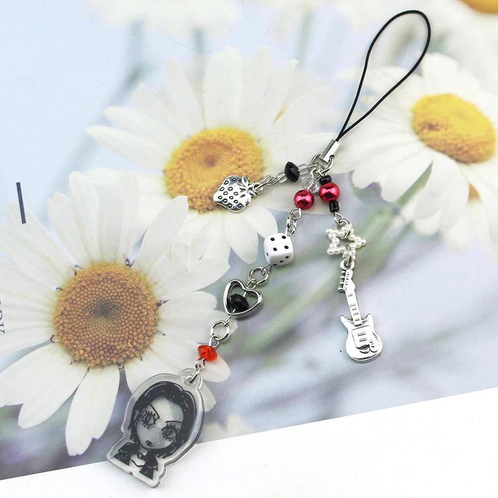 Handmade Nana Hachi Phone Charm Y2K Key Chain Jewelry