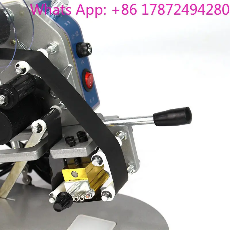 DY-8 Manual Ribbon Direct Heat Printing Production Date Steel Printing Machine Food Label Plastic Bag Coding Machine