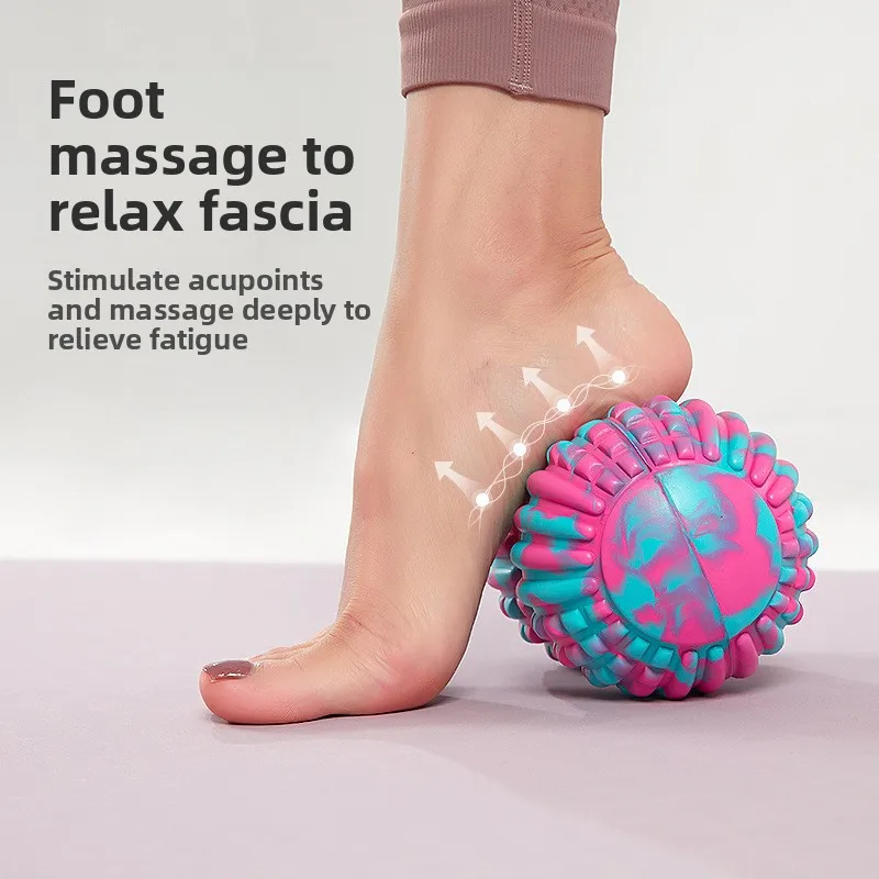 Natural Premium Pine Massage Fascia Ball Deep Tissue Muscle Release Roller Relieve Shoulder Neck Foot Pain Yoga Recovery