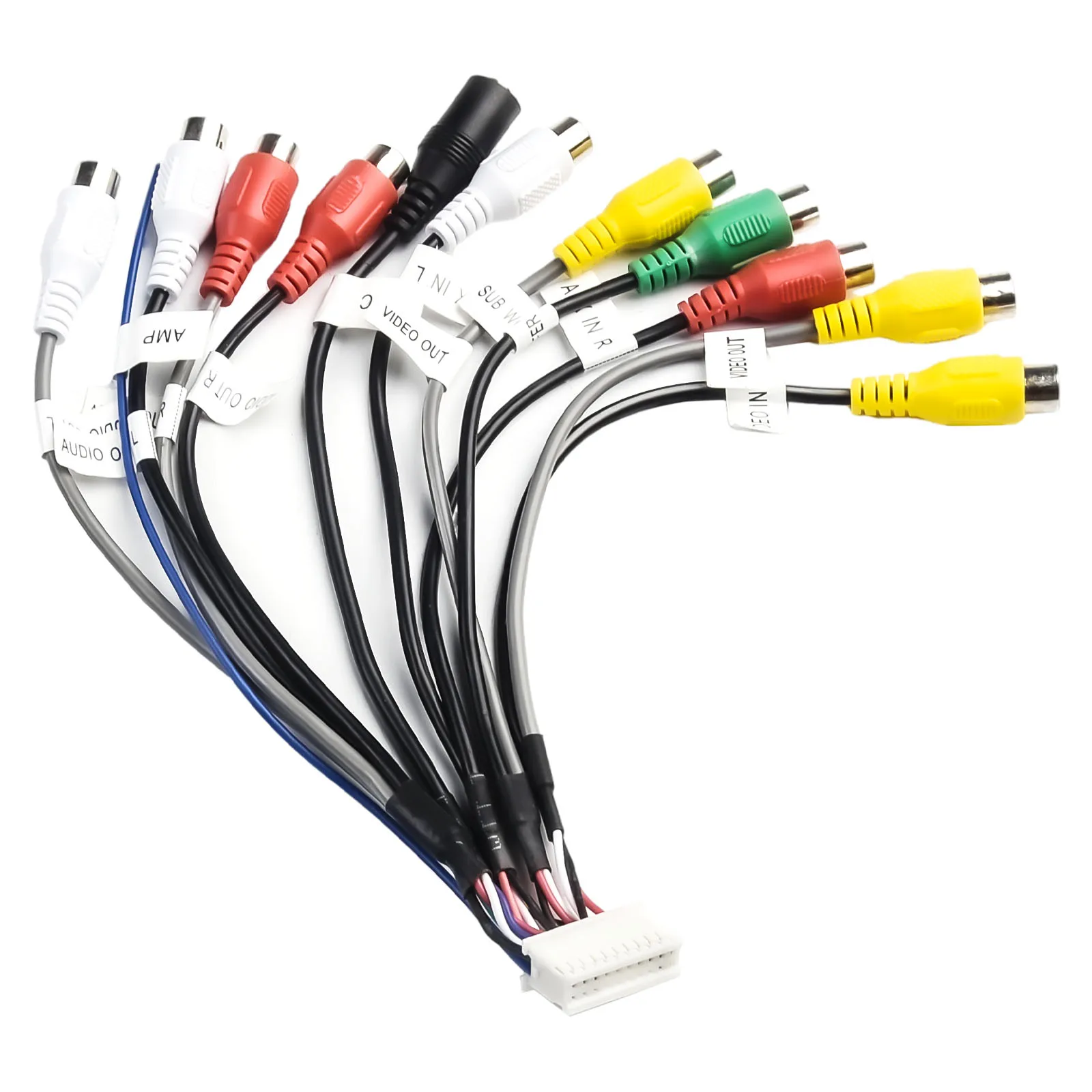 Radio Radio Cable AUX Connection Line Radio Cable AUX Connection Line For Most Cars Easy To Use ABS+copper Wire