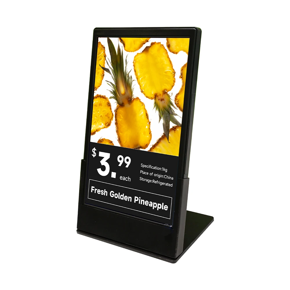 MinewTag 10.1inch Desktop Digital Signage and Displays Brightness LCD Menu Board Indoor Hotel Electronic Signs for Coffee Shop