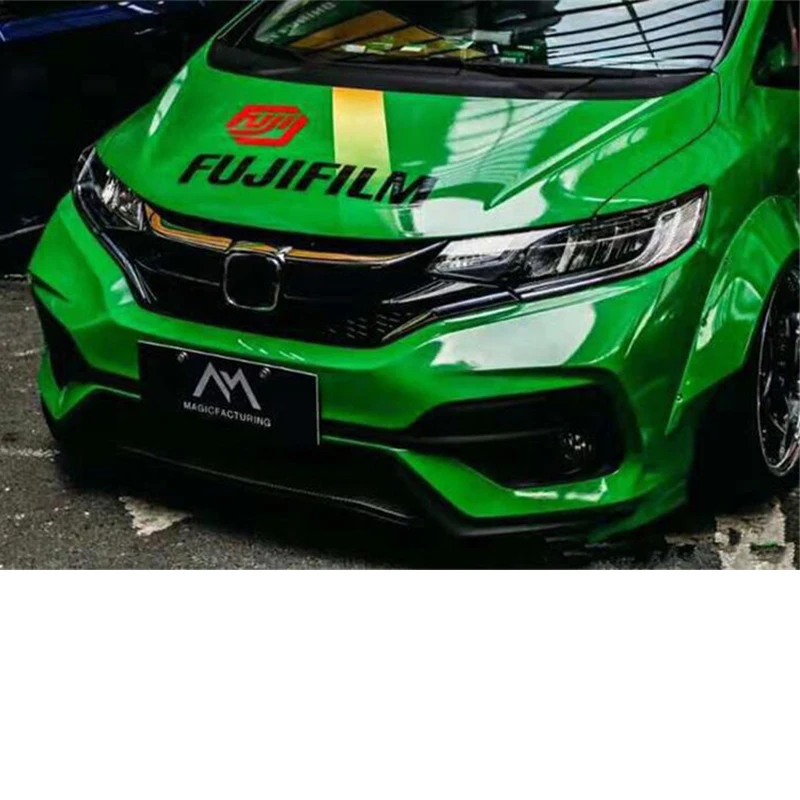 Per GK5 Widebody Kit Honda Fit Jazz ABS materiale Side Splitter diffusore Lips Refit accessori 2014-2018 anno