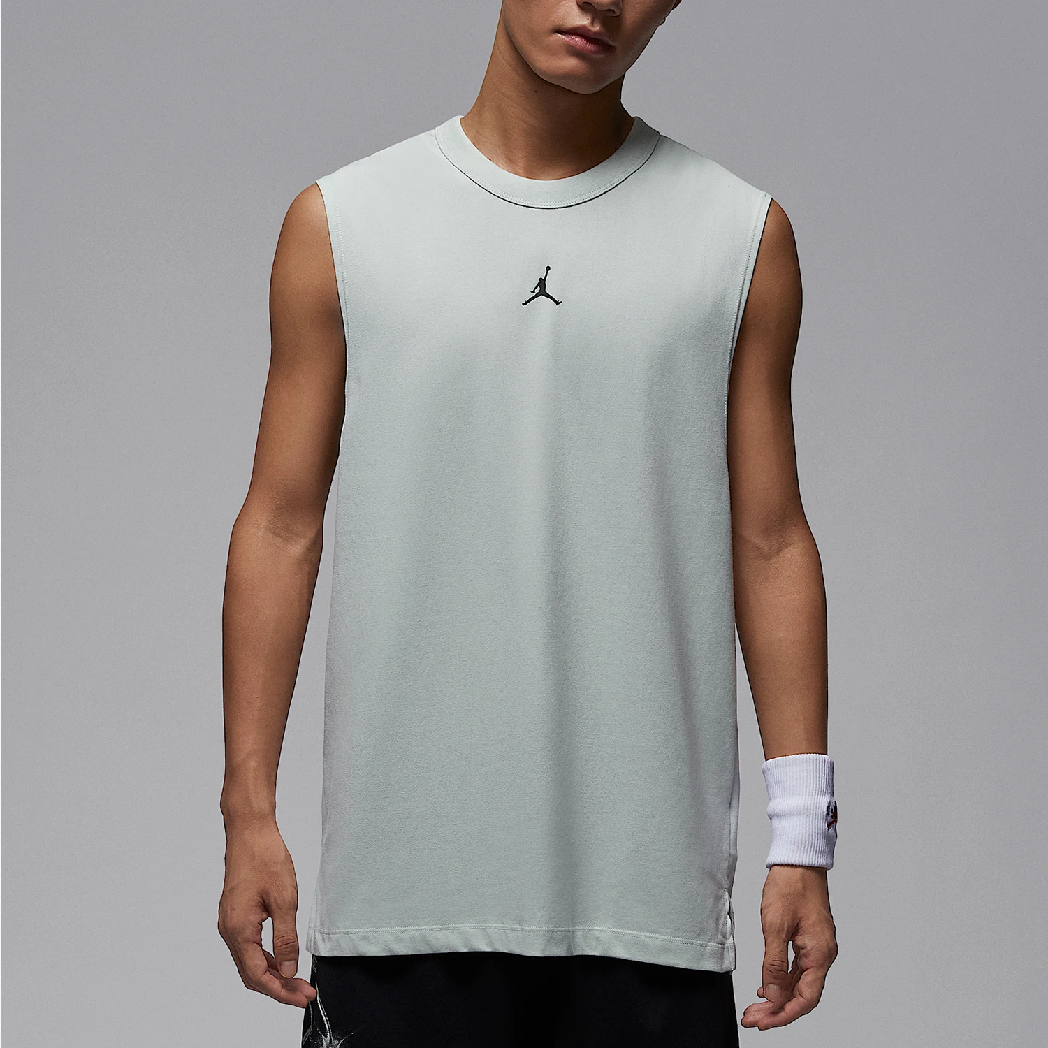 

Оригинальная мужская баскетбольная дышащая рубашка без рукавов Nike JORDAN FN5857-034