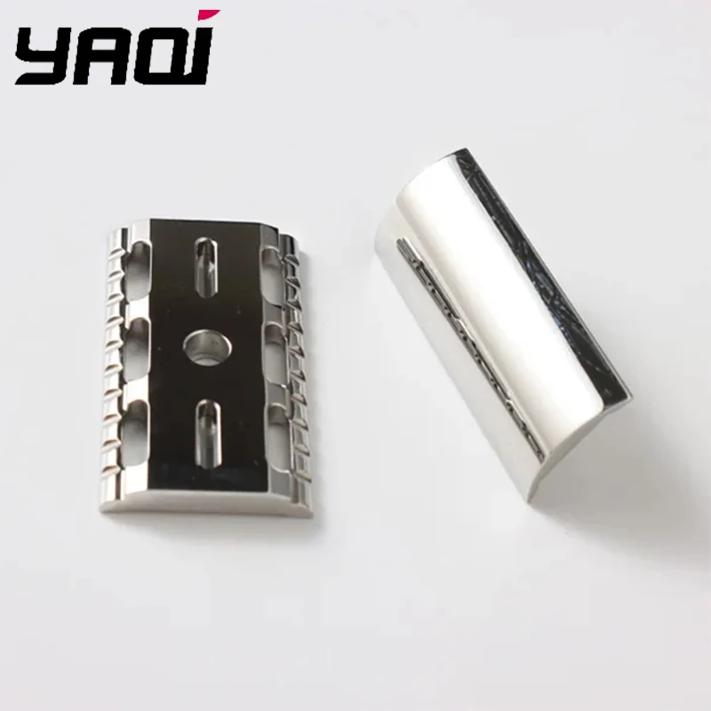 YAQI Thalia 316, polierter Herren-Sicherheitsrasierkopf aus Edelstahl mit 0,75 mm Spalt, Haltbarkeit, Minimalismus, bietet komfortable Rasur