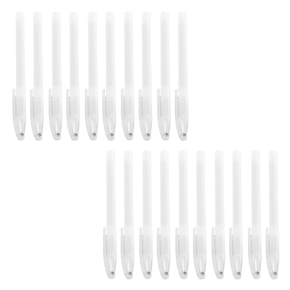 

100 PCS Pen Holder Empty Child Transparent Holders Plastic Stationery Ball Point