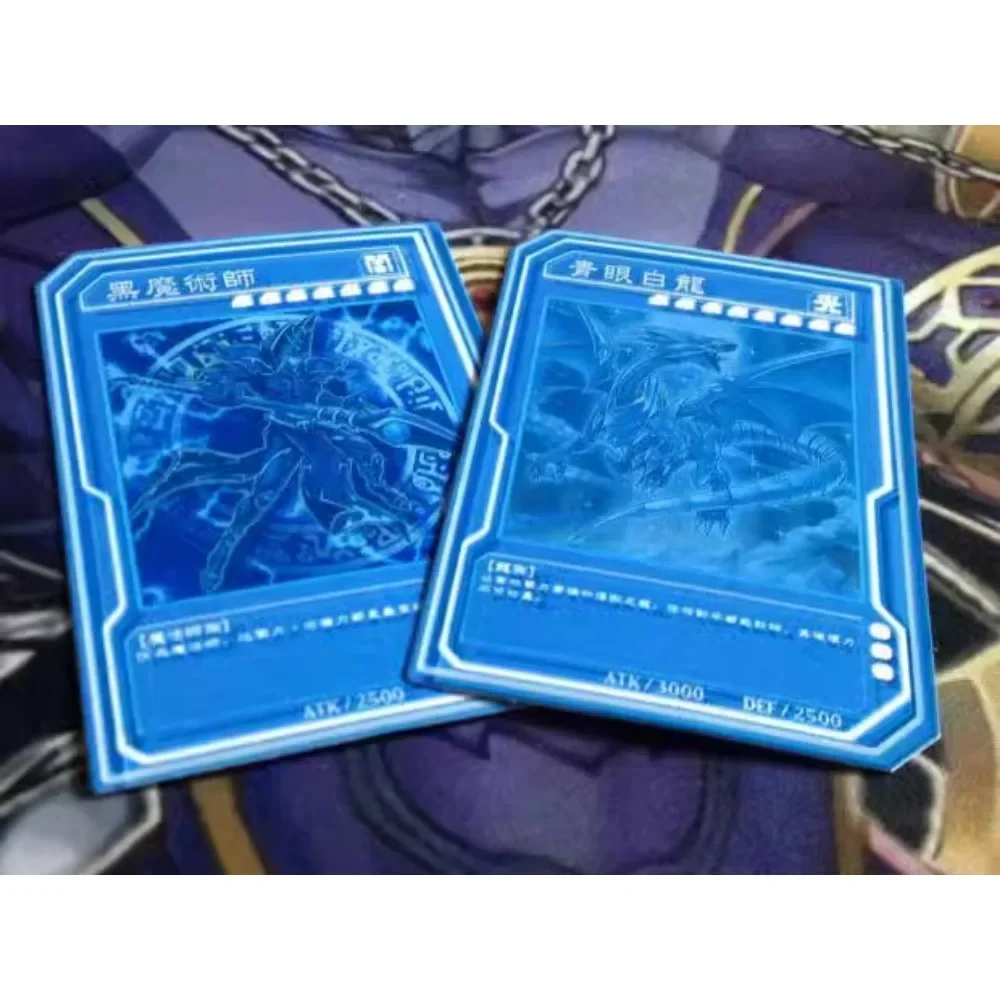 Yu Gi Oh Blue-Eyes White Dragon Black Magician Girl Characters Theater Version Card Anime Classics Game Collection Cards Toy