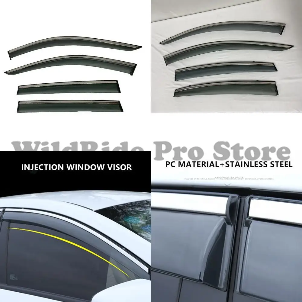 

1 set Subaru XV 2018-2023 window sun visor car parts accessories door rain deflector sun visor injection molding