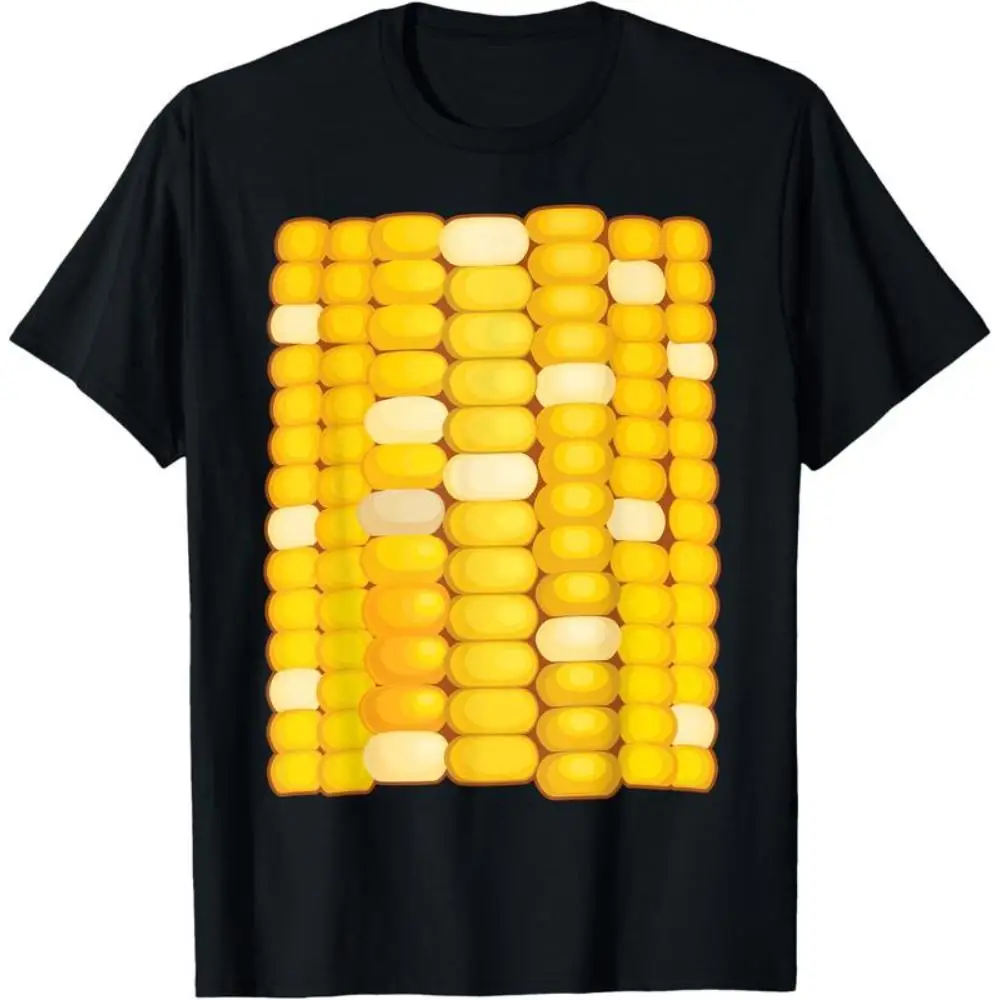 

Funny Corn T-Shirt - Maize Grain Food Farmer Graphic Tee, Unique Agriculture Harvest Gift for Men Women, Rural Country Life Top