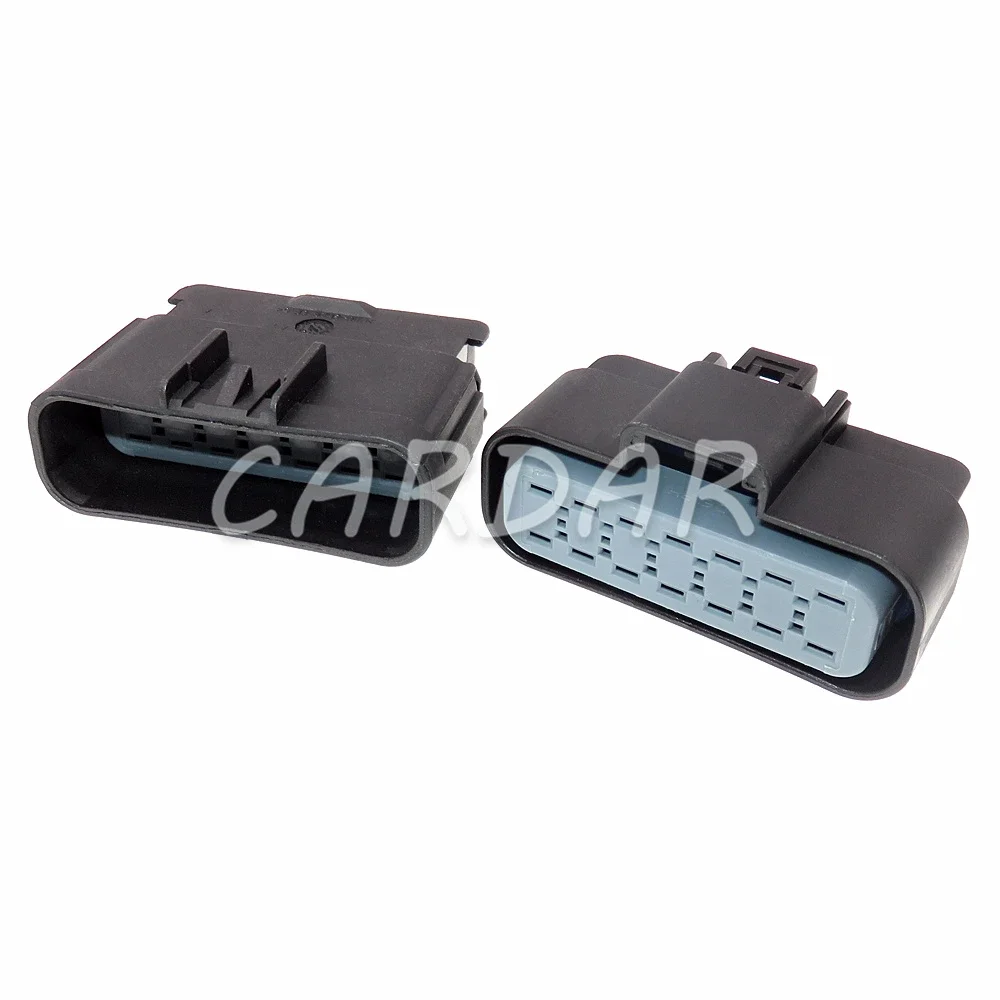 1 Set 14 Pin Auto Waterproof Wire Connector AC Assembly Car Electric Cable Male Female Sealed Socket 15326922 15326917