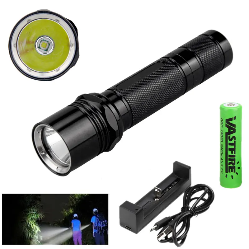 Tactical Flashlight Led Lamp 6P Led Flashlight For Air Gun Scope Hunting