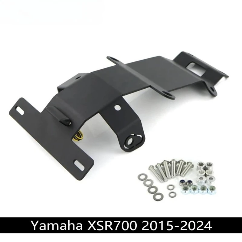 

Applicable To Yamaha XSR700 2015-2024 Modified License Plate Frame License Plate Frame Short Tail Bracket