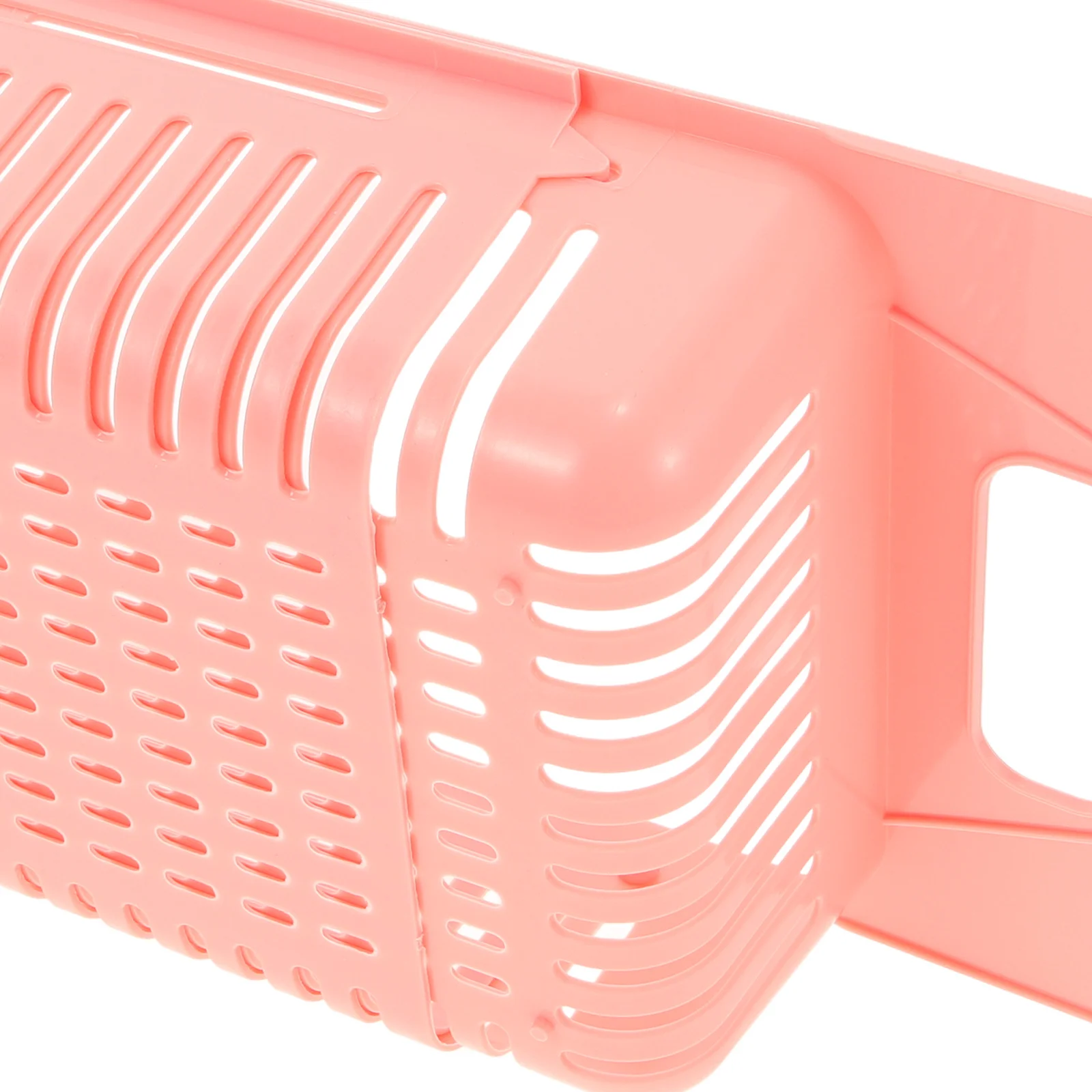 

Plastic Vegetable Fruit Washing Drain Basket Retractable Large Storage Kitchen Tools Hollowed Quick Draining Double Handles